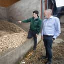 David Gilliland, Managing Partner at Brook Hall Estate & Gardens, and Richard Thompson, Commercial Manager at Click Energy.