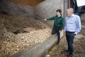 David Gilliland, Managing Partner at Brook Hall Estate & Gardens, and Richard Thompson, Commercial Manager at Click Energy.