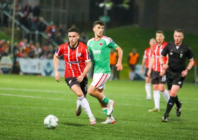 Derry City’s Jordan McEneff is hoping to maintain his blistering start to the season, as Dundalk visit the Brandywell this Friday night.
