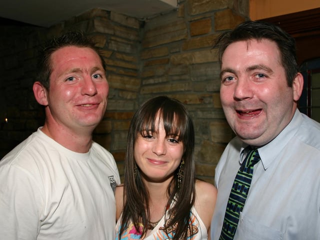 Left to right Brothers Liam and Paul with Birthday Girl Emma . 8410dd : .