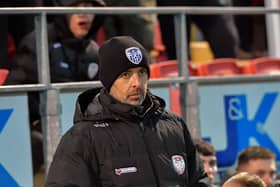 Derry City manager Tiernan Lynch is back in the dugout for tonight's clash against St Patrick's Athletic. Photograph: George Sweeney