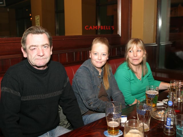 Enjoying a pint in Derry bars 20 years ago in 2003