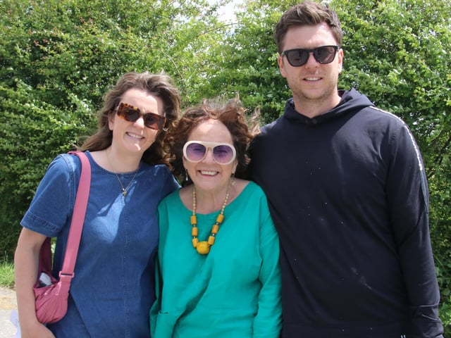 The O’Hagan Family pictured at The 19th Annual Scalp Mountain Climb to the Cross in aid of Concern Worldwide.  (Photo - Deirdre Heaney, nwpresspics) : .
