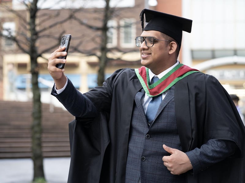Ulster University Winter Graduations. (Photo: Nigel McDowell / Ulster University)