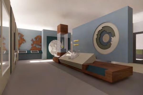 Proposed visual image of gallery 2 zone 1 in the new DNA maritime museum