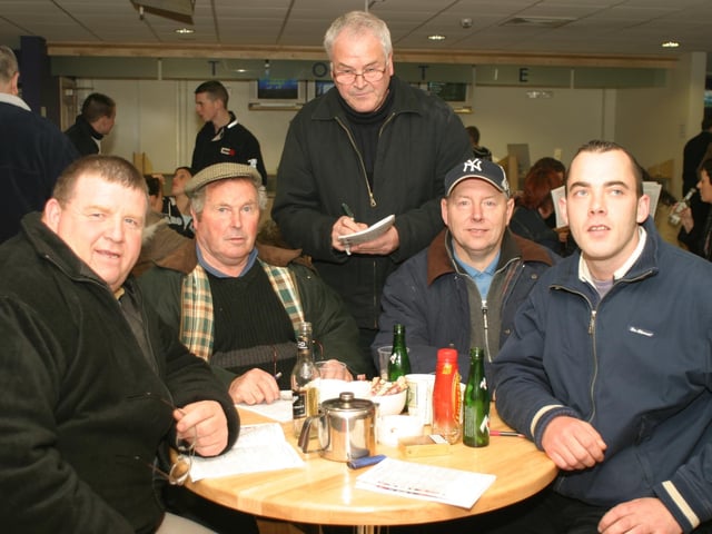 A night out at the Lifford Races in October 2003