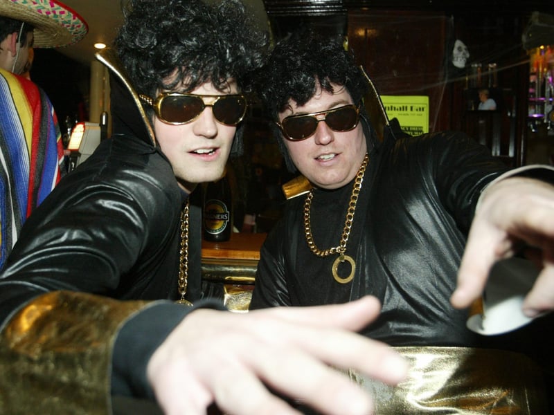 Carnhill Elvis's Greg and Kenny Bideau. (0311JB61):20 YEARS ON: Halloween celebrations in Derry in 2003