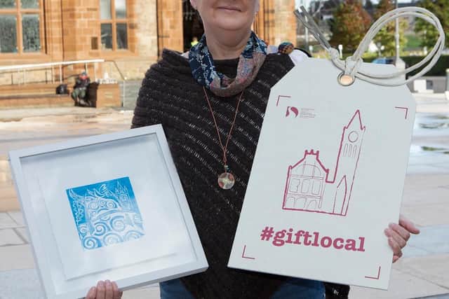 Maureen McGhee at the launch of the 2022 Guildhall Craft Fair.  Photo: Tom Heaney, nwpresspics.