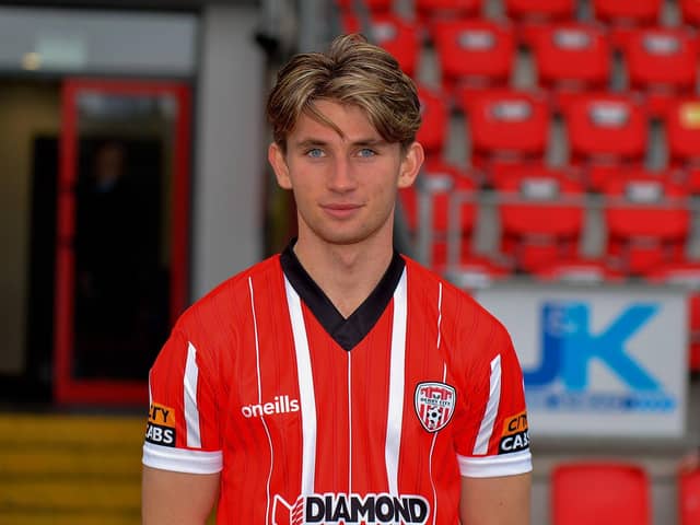 Derry City new signing Ollie O'Neill. Photo: George Sweeney. DER2308GS – 15