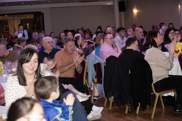 A section of the attendance at Tuesday's FDST Night of Celebration at the Waterfoot Hotel.