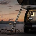 The Santa Fe Hyundai, perfect for camping