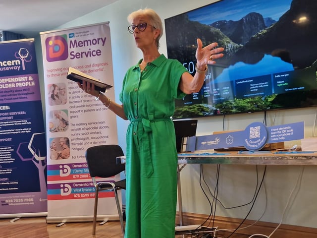 Rev. Judith McGaffin, Non-Executive Director at the Western Trust.