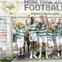 Celtic boys celebrate winning last year's Minor SuperCup. (Photo: Stephen Hamilton /Presseye)