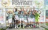 Celtic boys celebrate winning last year's Minor SuperCup. (Photo: Stephen Hamilton /Presseye)