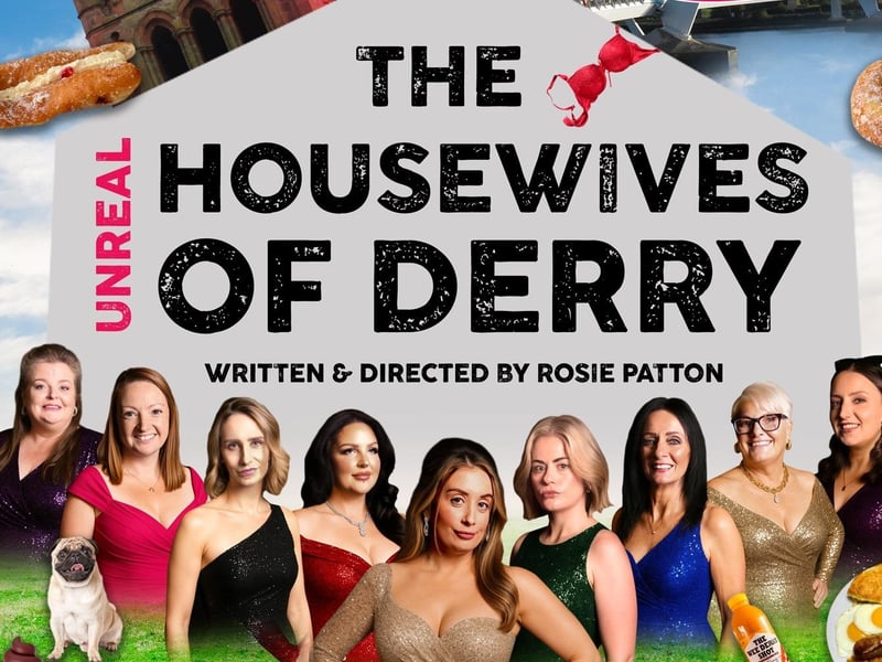 A brand-new comedy play, ‘The Unreal Housewives of Derry’, is set to hit the stage at Derry’s Studio 2, Skeoge Industrial Estate on Friday, June 20 and Saturday, June 21. Doors open at 7.30pm, with showtime at 8pm sharp. Tickets are priced at £15.