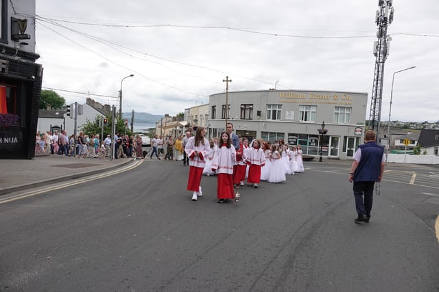 The annual Corpus Christi Procession at the West End, Buncrana.