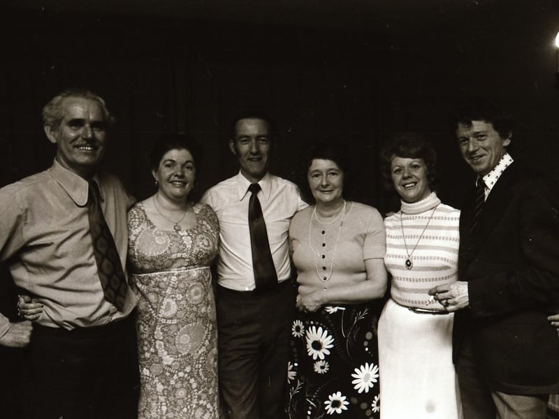 Social gathering back in 1974.