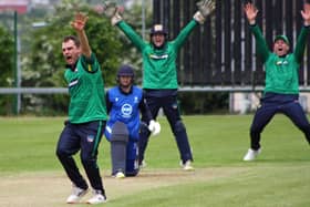 ​NW Warriors’ Andy McBrine feels Ireland will have a game plan in place to try and stifle England’s all out attacking approach, during next week’s test at Lord’s. Picture by Barry Chambers