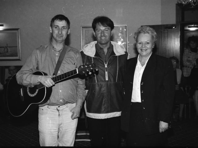 Daniel O'Donnell during a visit to Edenballymore Lodge in February 1998.