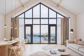 The view from The Boathouse, a four-bed detached home at Merchant's View, which is retailing for £750,000.