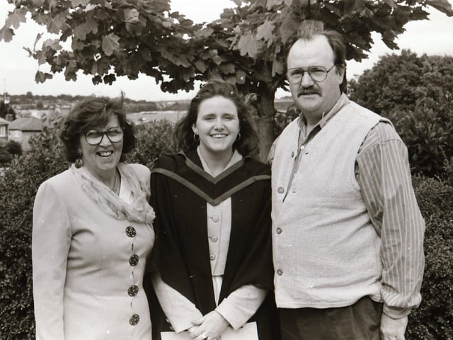 Graduates from Derry’s Magee, back in July 1995.