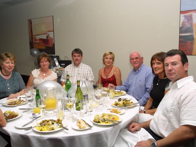 Pictures of birthdays, fundraisers and pub outings in July 2003