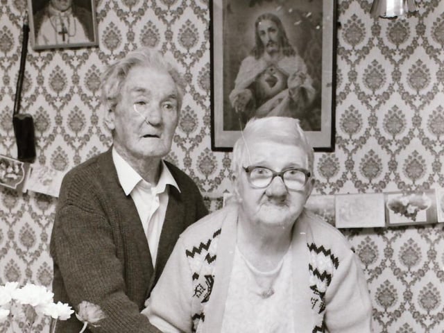 Mr and Mrs McGrory's Diamond wedding celebration at Central Drive in Creggan.