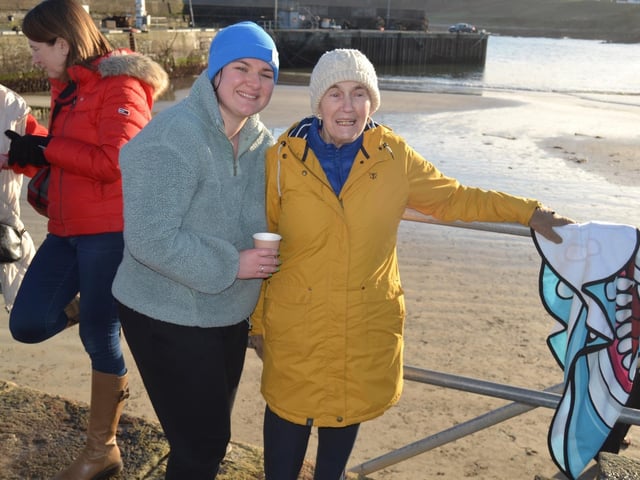 Malin Head St Stephen's Day Swim in aid of Malin Head Community Association Ltd and Ronald McDonald House. Pictures: Malin Head Community on Facebook:Malin Head St Stephen's Day Swim