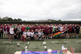 A previous 'Pride in Sport' event at the Brandywell.