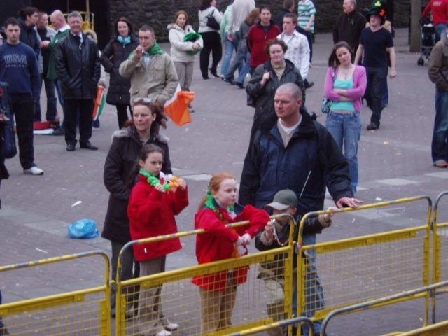 OLYMPUS DIGITAL CAMERA : Pictured are people enjoying the St Patrick's Day celebrations in Derry 20 years ago on March 17, 2005.