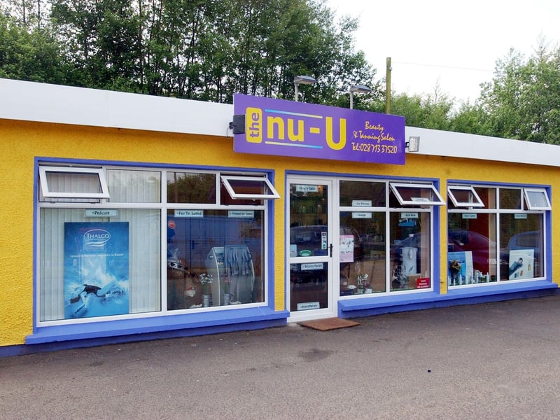 The Nu-U beauty and tanning salon in Claudy.
