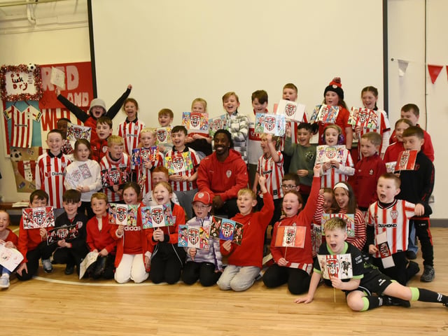 Red & White Day at Rosemount Primary School.