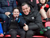 Fans pictured at the Derry v Meath Allianz Football League game at Owenbeg on Saturday. Photo: George Sweeney. DER2308GS – 40