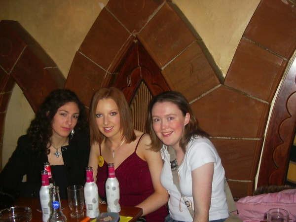 Revellers on a night out in Cafe Roc and Earth in December, 2005.