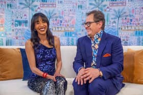 Michelle Ogundehin and Alan Carr
