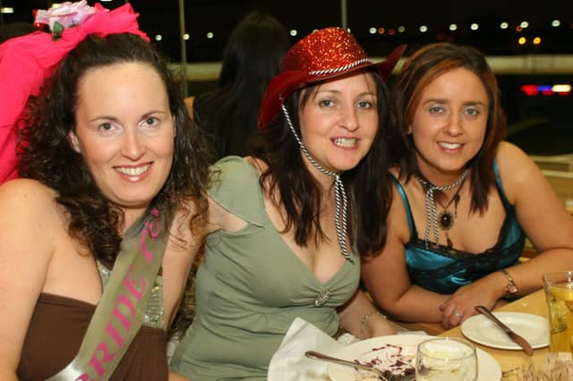 Heading down to the Lifford Races for your Hen Party back in 2005.