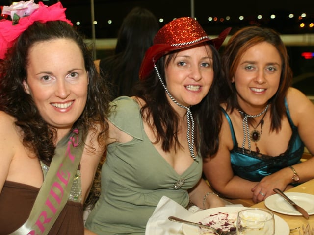Heading down to the Lifford Races for your Hen Party back in 2005.