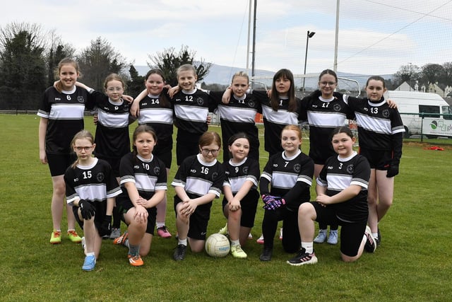 St Brigid’s PS participated in the Derry Primary Schools Football Championships at Steelstown GAC. Photo: George Sweeney