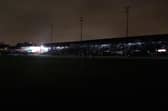 Tiernan Lynch sees light in the dark at Tolka Park. Photograph Kevin Moore.