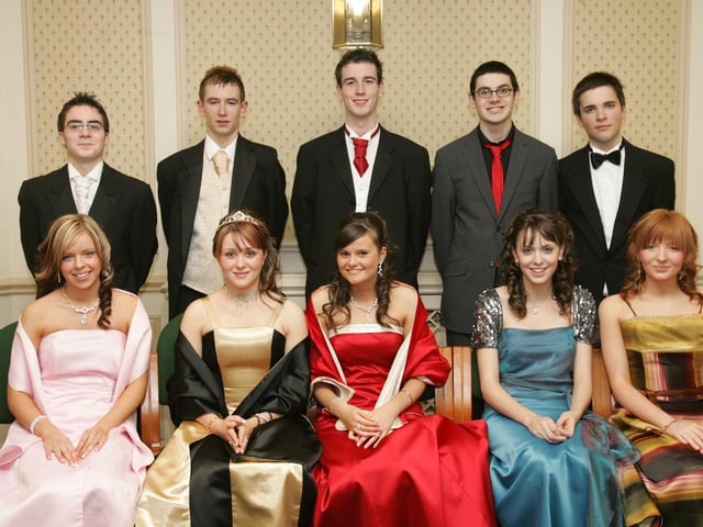 Front, from left, are Danielle Collins, Gemma Crawford, Stephanie Gurney, Una Barr and Catherine Hegarty. Back, from left, are Paul Tierney, Kevin Gallagher, Ryan Duffy, Daniel Douglas and David Harrigan. (1511C06)