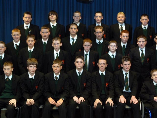 Derry and Donegal secondary school pupils in October 2003