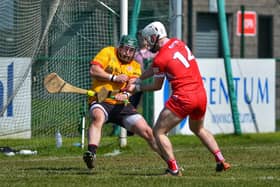 Derry's Dara Mooney scores a first half goal against Tyrone at Owenbeg on Saturday. Photo: George Sweeney