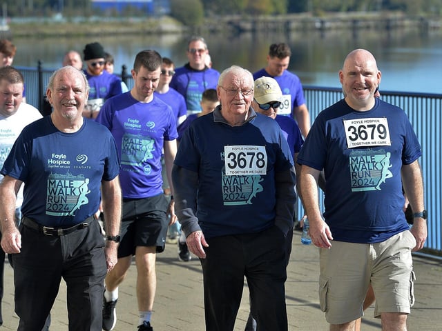 Regular participants at the annual Foyle Hospice Run/Walk. Photo: George Sweeney