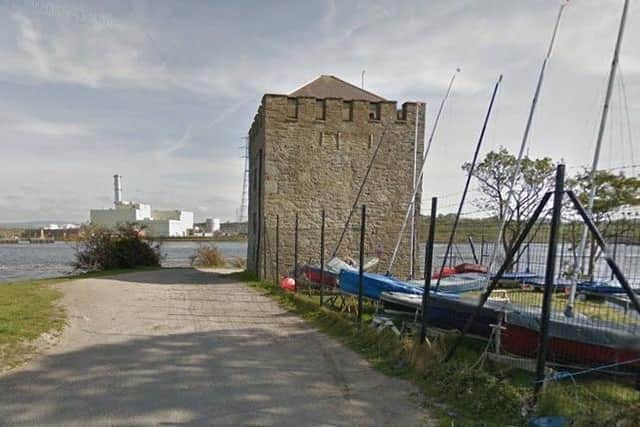 Culmore Point, Derry. (Google Earth)