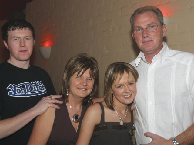 Celebrating your birthday back in 2004.