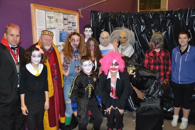 Some of the cast members from the 2014 Malin Head ‘Fright Night’