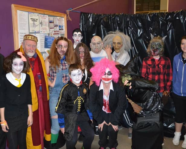 Some of the cast members from the 2014 Malin Head ‘Fright Night’