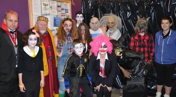 Some of the cast members from the 2014 Malin Head ‘Fright Night’