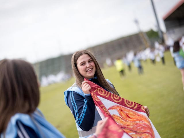 The annual Fan the Flame mass was celebrated recently in Celtic Park for pupils who recently made their confirmation.