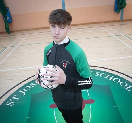 Odhran Patton (Goalkeeper) Excellent distribution and footwork in goals. Carries a threat to start attacks as well as providing excellent reactions and shot stopping.